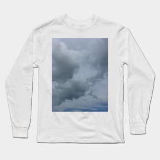 Dark Puffy Clouds - Cloudy Day Long Sleeve T-Shirt